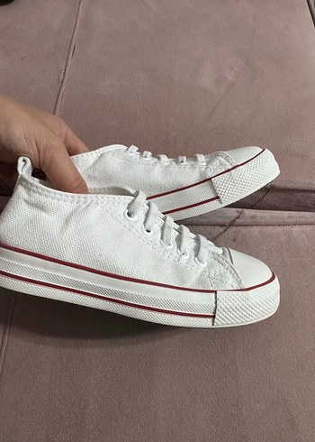 Benetton Beyaz Spor Ayakkabı Rahat Stil