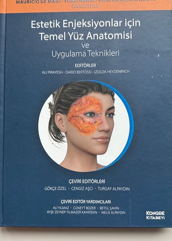 Estetik Enjeksiyonlar için Temel Yüz Anatomisi Kitabı