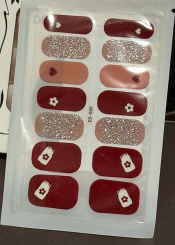 Düz veya Desenli Takma tırnaklar - Görsel 5