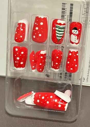 Düz veya Desenli Takma tırnaklar - Görsel 13