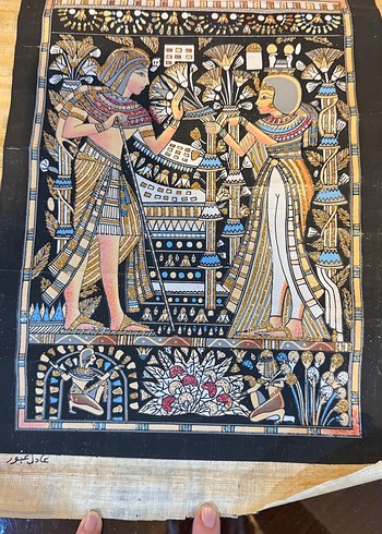 Renkli Mısır Temalı El Boyaması Tablo - Görsel 3