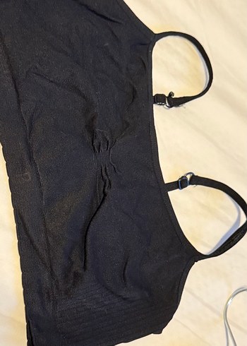 Dantel Detaylı Siyah Beyaz Çizgili Triko - Görsel 14