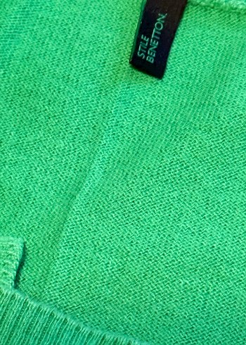 Dantel Detaylı Siyah Beyaz Çizgili Triko - Görsel 12