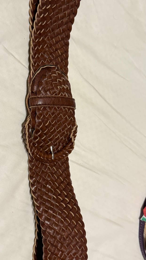 Renkli Deri Kadın Kemer Fermuarlı - Görsel 2