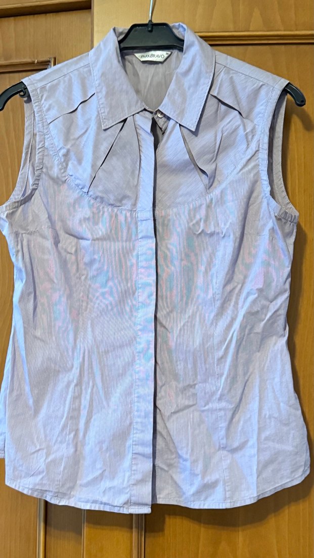 Kadın Beyaz Siyah Fermuarlı Sweatshirt - Görsel 3