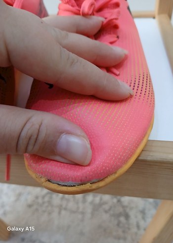 32 Beden Pembe cocuk Futbol Ayakkabısı Velcro Bağcıklı