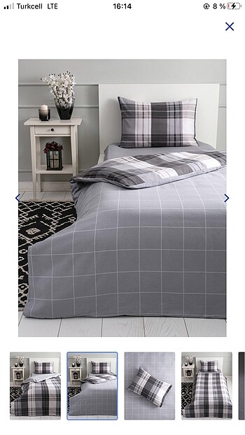 Lc Waikiki Home Tek kişilik nevresim takımı pazen flanel
