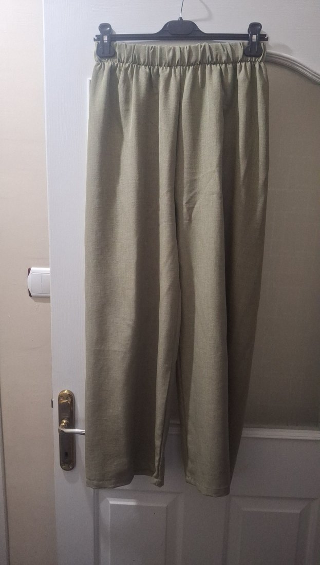 yesil Kadın Uzun ve Bol Kesim Kimono - Görsel 5