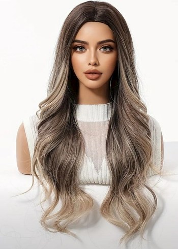 Kahverengi Ombre Peruk - Görsel 3