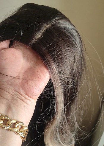 Kahverengi Ombre Peruk - Görsel 9