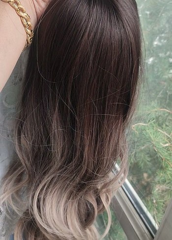 Kahverengi Ombre Peruk - Görsel 4