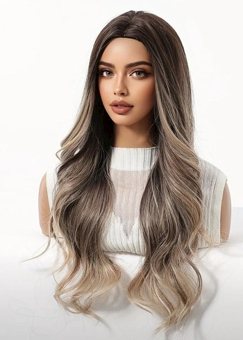 Kahverengi Ombre Peruk - Görsel 2