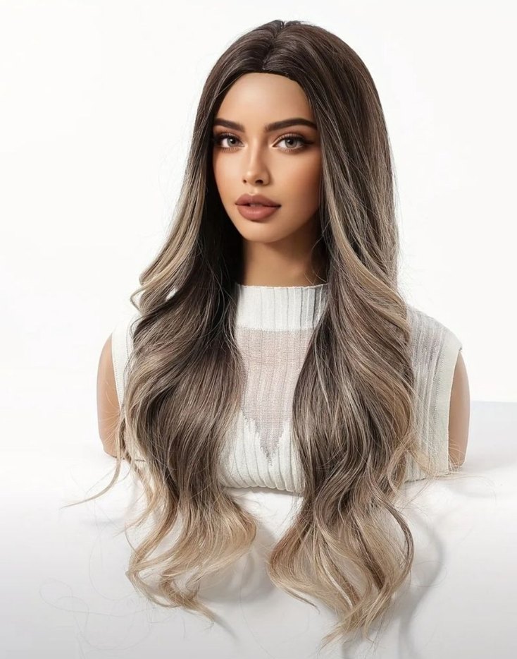 Kahverengi Ombre Peruk - Görsel 2