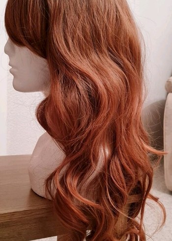 Bakır  Dalgalı Peruk Saç Aksesuar - Görsel 5