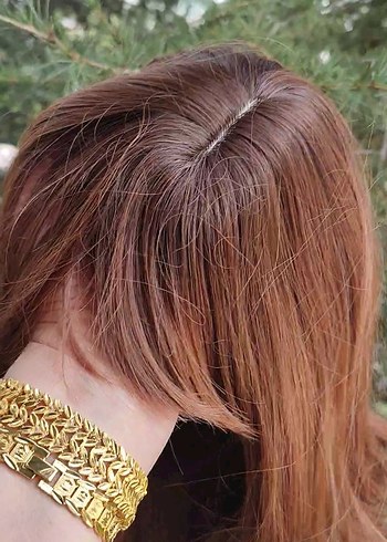 Bakır  Dalgalı Peruk Saç Aksesuar - Görsel 17