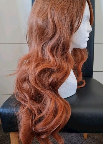 Bakır  Dalgalı Peruk Saç Aksesuar - Görsel 4