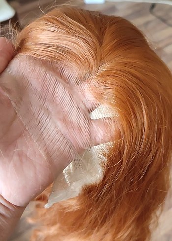 Bakır Her yöne Ayrılabilen Tül Peruk - Görsel 15