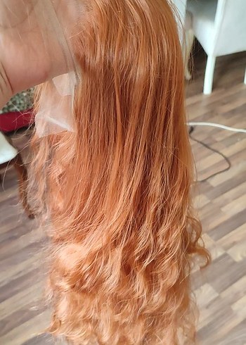 Bakır Her yöne Ayrılabilen Tül Peruk - Görsel 12