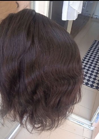 Gerçek Saç Tül Peruk - Görsel 5