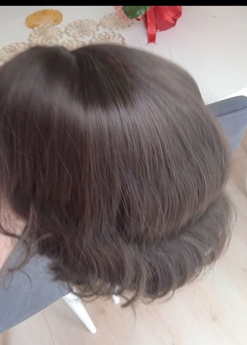 Gerçek Saç Tül Peruk - Görsel 4