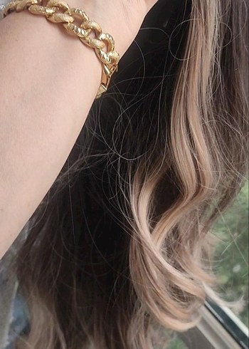 Kadınlar için ipeksi bej saç aksesuarı - Görsel 8