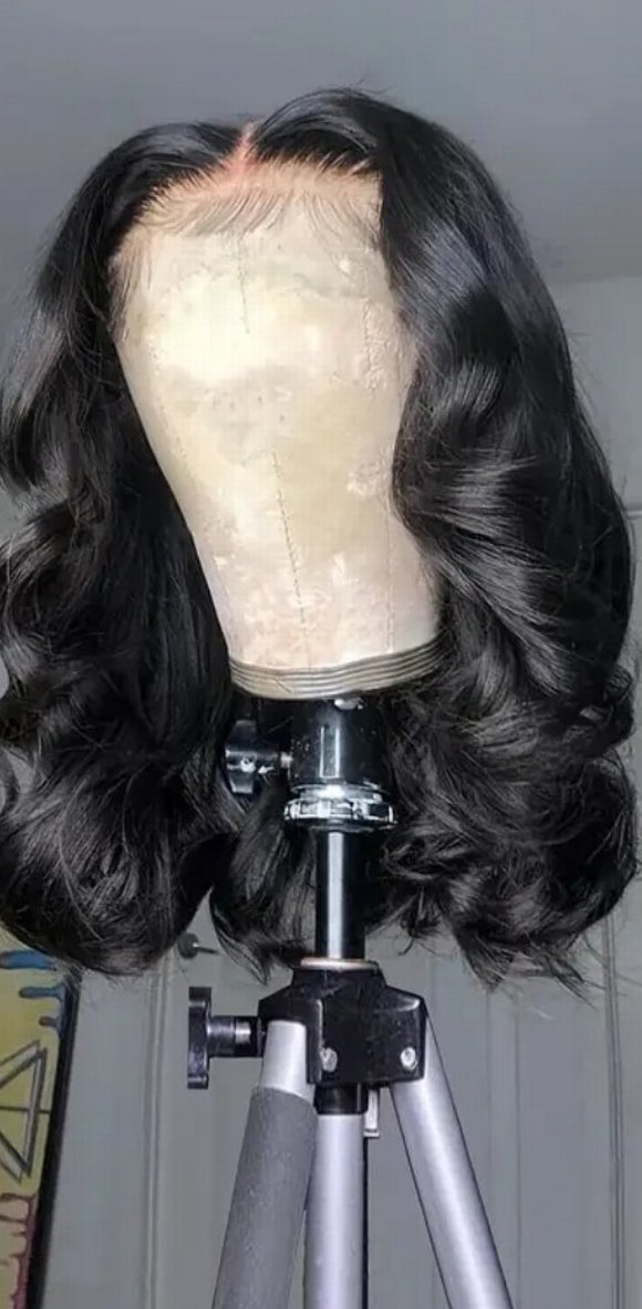 Parlak Siyah İpek Görünümlü İnsan Saçı - Görsel 2