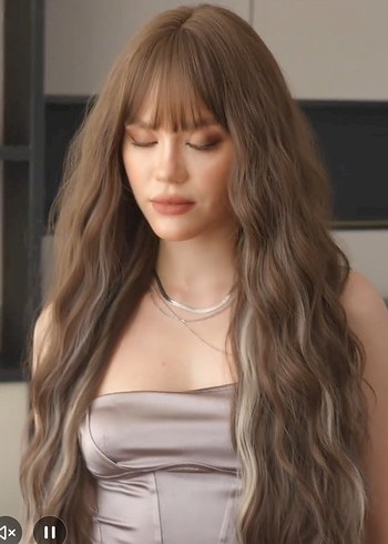 Kahverengi Uzun Peruk - Görsel 9