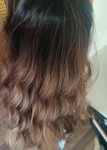 Uzun Katlı Kahverengi Saç Boyası - Görsel 5