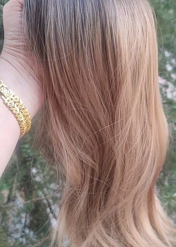 Kahverengi Röfleli Peruk - Görsel 6