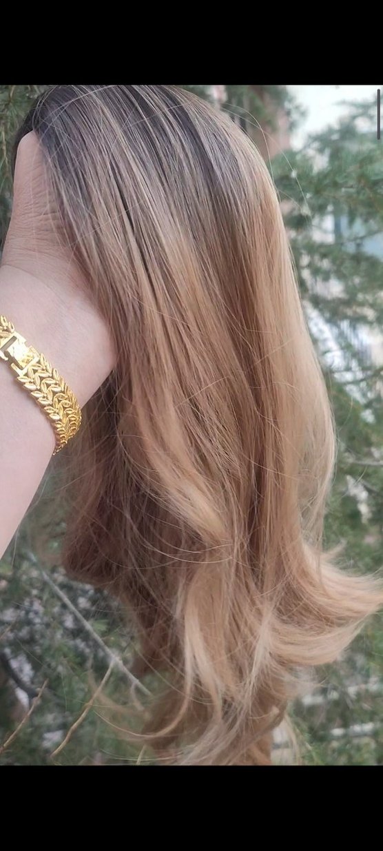 Kahverengi Röfleli Peruk - Görsel 2