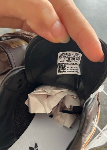 36 Beden kahverengi Renk Adidas Samba Kahverengi Spor Ayakkabı