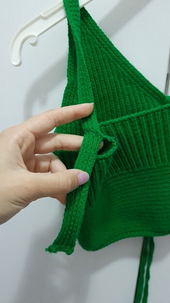 s Beden yeşil Renk Triko crop