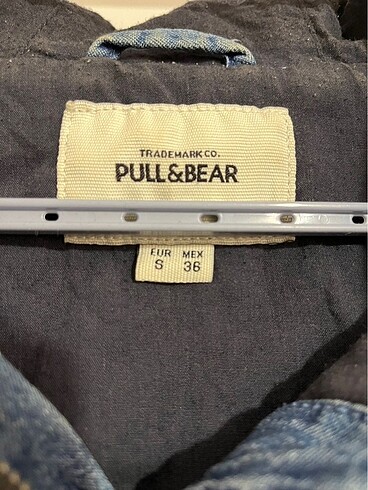 Pull and Bear Pull&Bear Denim Kanguru Ceket