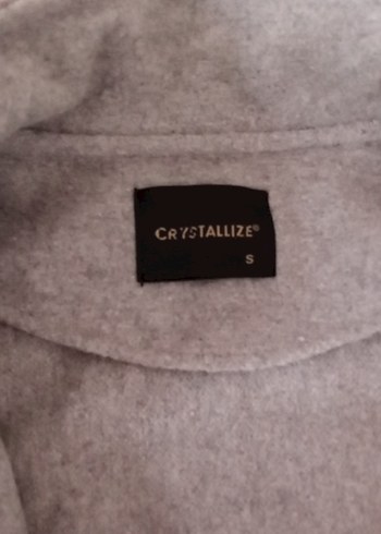 Gri Kadın Uzun Kollu Rahat astarsız kaban - Görsel 3