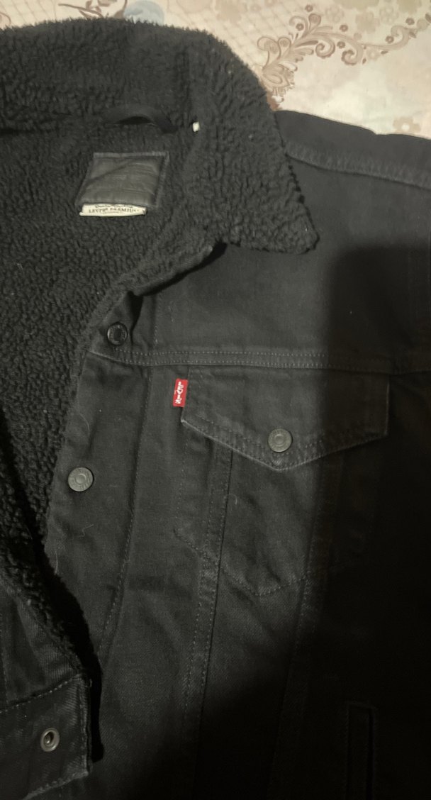 Siyah Düğmeli Kadın Denim Ceket - Görsel 5