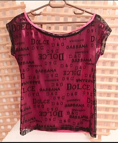 Dolce Gabbana yazılı Bluz