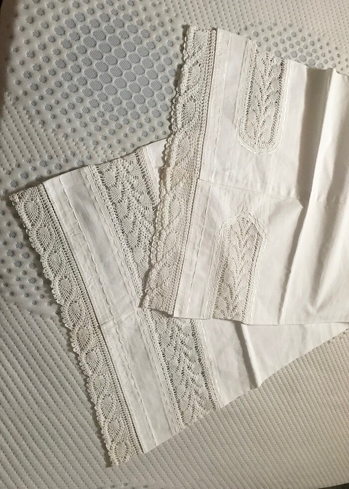 Ara Dantelli Uzun Yastık - Görsel 2