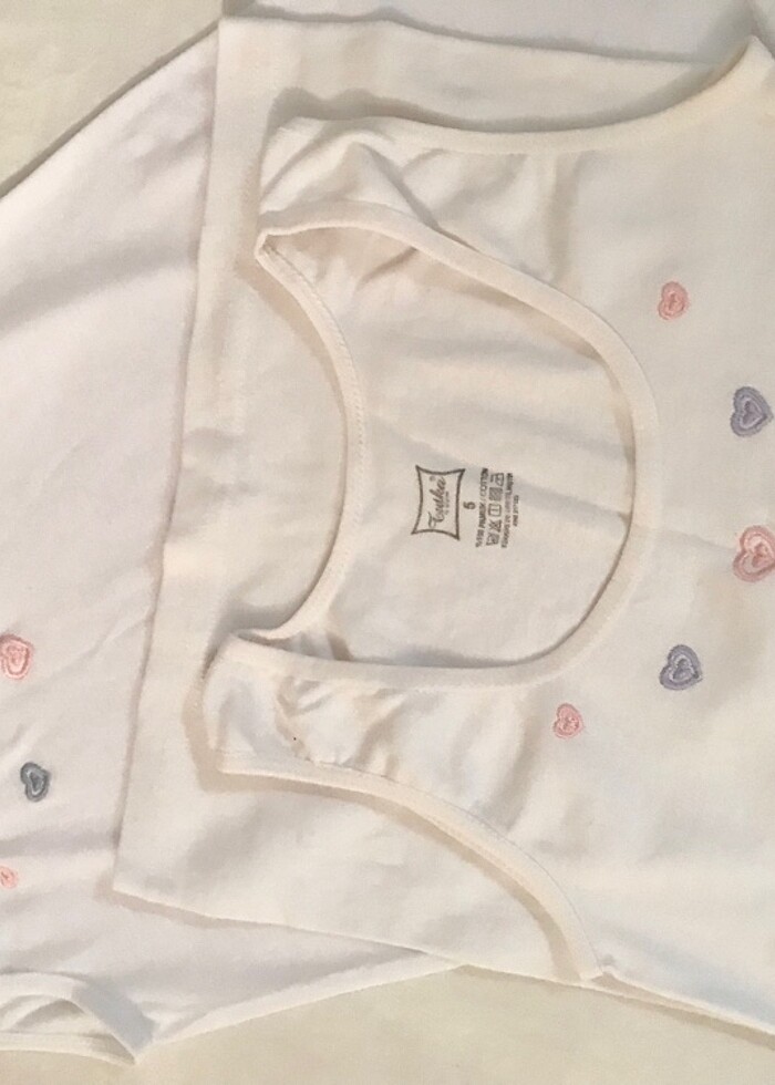 Tutku 2 adet kız çocuk atlet - Görsel 2