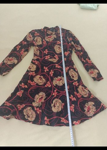 orijinal zara çiçekli elbise - Görsel 2