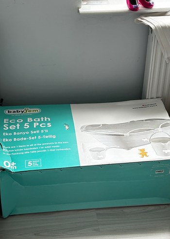 Beden BabyJem 5 Parça Bebek Banyo Seti Yeşil