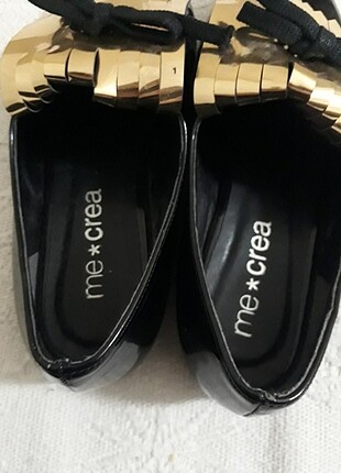 35 Beden siyah Renk Rugan loafer&oxford tarzı ayakkabı