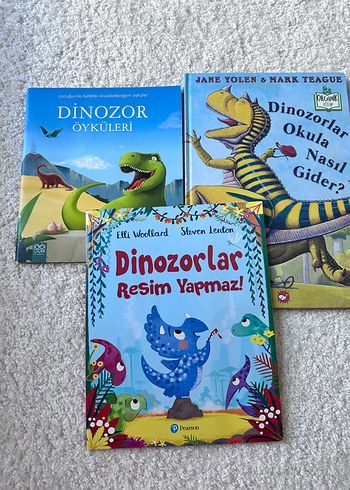 Dinozorlar Hakkında 3 Çocuk Kitabı Seti