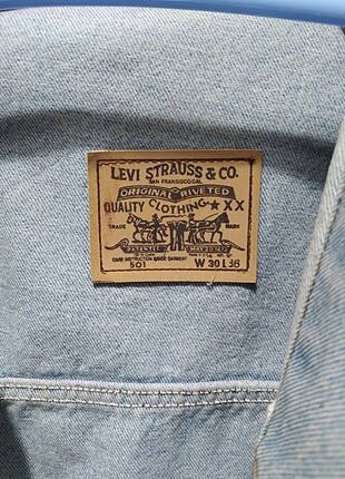 36 Beden Levis Vintage Erkek Kot Ceket