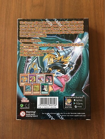  Beden SIFIR YuGiOh TCG Dragons Of Legend The Complete Series 1st Editi