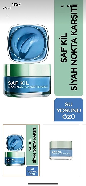 Saf kil maskesi