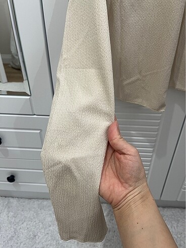 s Beden ten rengi Renk Krem renk crop gömlek