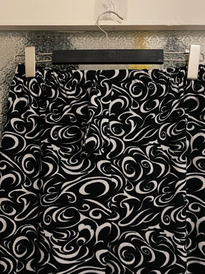 Kadın Siyah Batik Desenli eşofman - Görsel 5