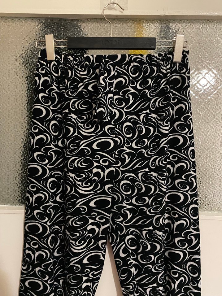 Kadın Siyah Batik Desenli eşofman - Görsel 4