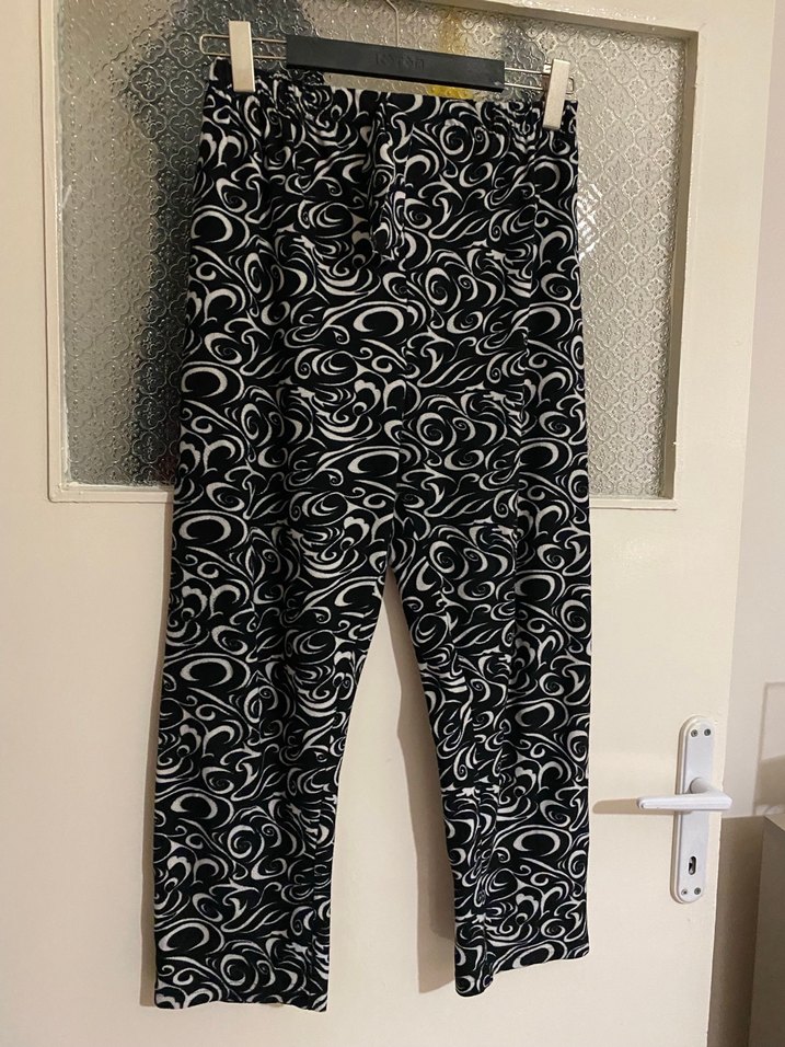 Kadın Siyah Batik Desenli eşofman - Görsel 3