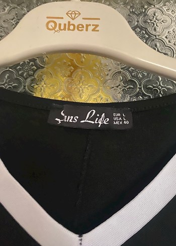 Siyah V Yaka Uzun Kollu Triko Bluz - Görsel 7